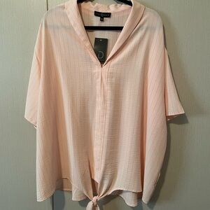 Fred David Women's Light Peach/Coral Top